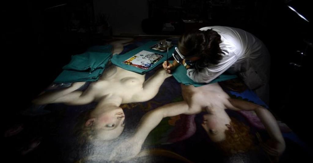 Audrey Tautou e Tom Hanks em cena de "O Código da Vinci"