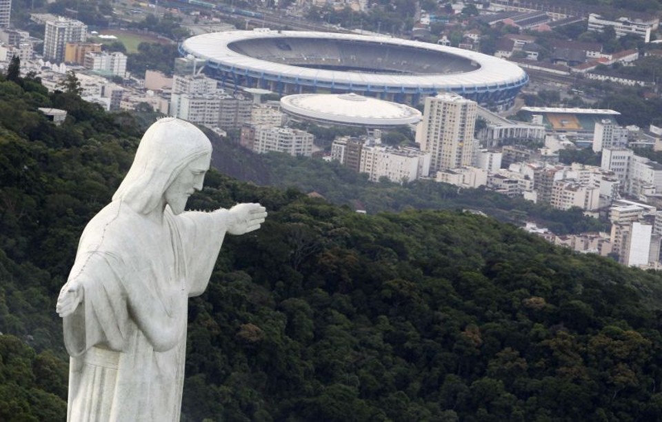 Pedra fundamental da estátua foi lançada em 1922 | AFP PHOTO / ANTONIO SCORZA
