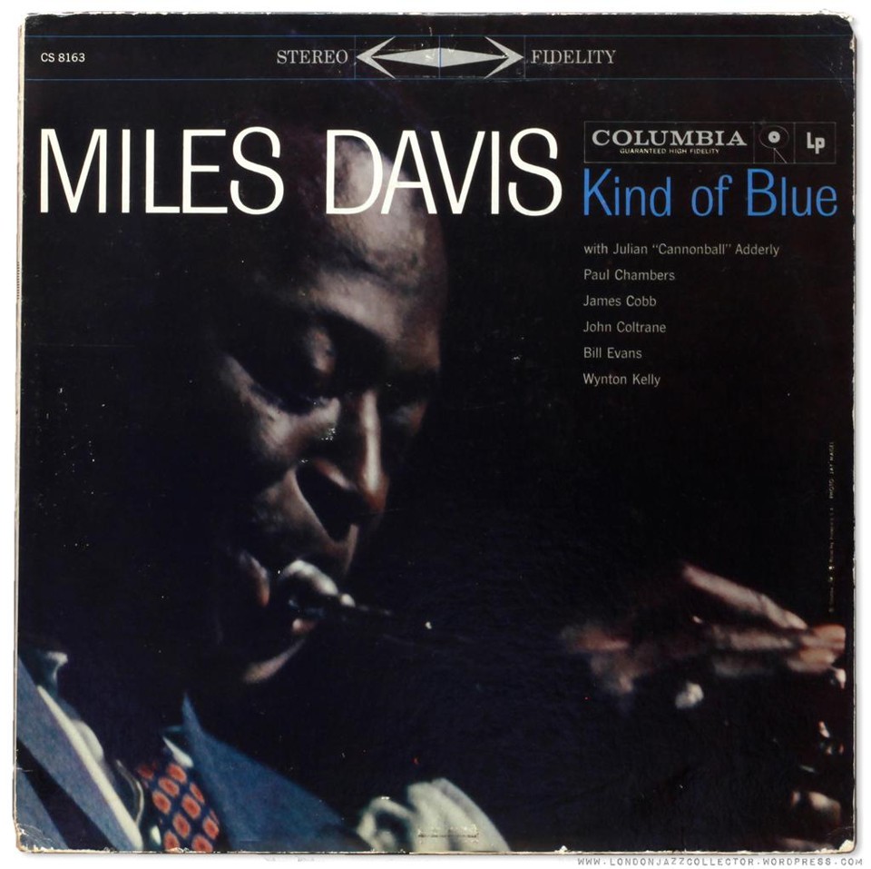 Capa do disco “Kind of Blue”, tema de livro escrito pelo crítico de música Ashley Kahn. | Reprodução