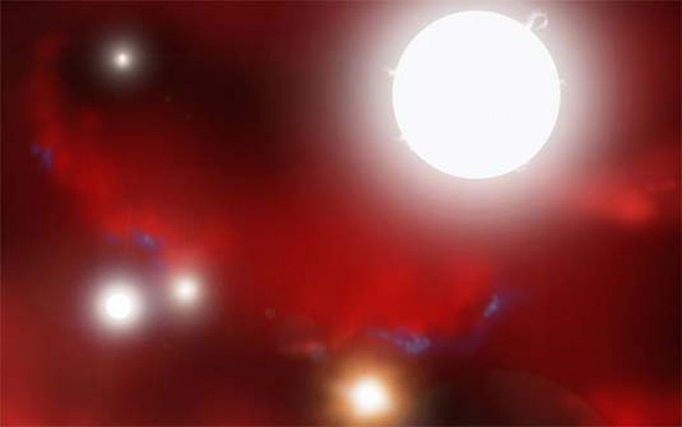 Primeira simulação bem-sucedida feita "ab initio" que dá uma pista de como as estrelas nascem | David A. Aguilar/CfA