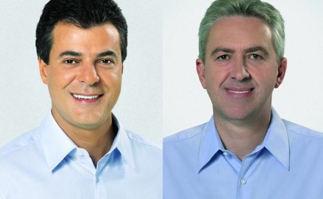 O tucano Beto Richa (esquerda) e o vice Luciano Ducci do PSB disputam a reeleição | 