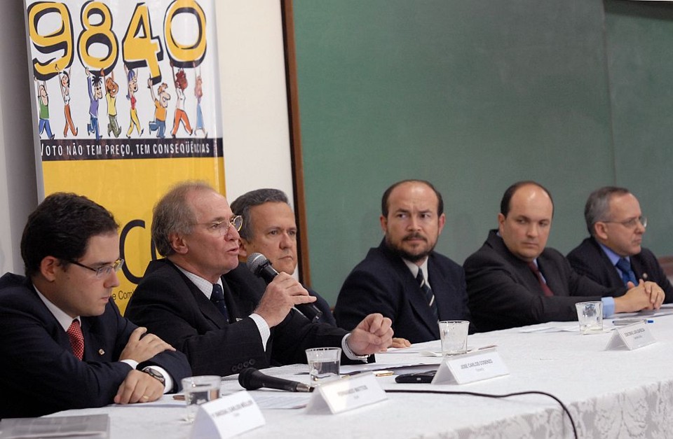 Movimento de Combate à Corrupção Eleitoral (MCCE) apresenta carta em defesa das instituições públicas brasileiras, na sede da Confederação Nacional dos Bispos do Brasil - CNBB | Antônio Cruz/ABr
