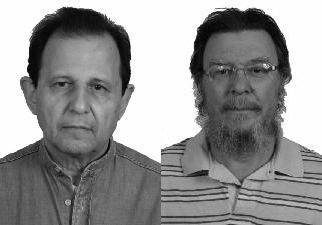 Amadeu Felipe (esq) e seu candidato a vice Fábio dos Anjos, ambos do PCB | TSE