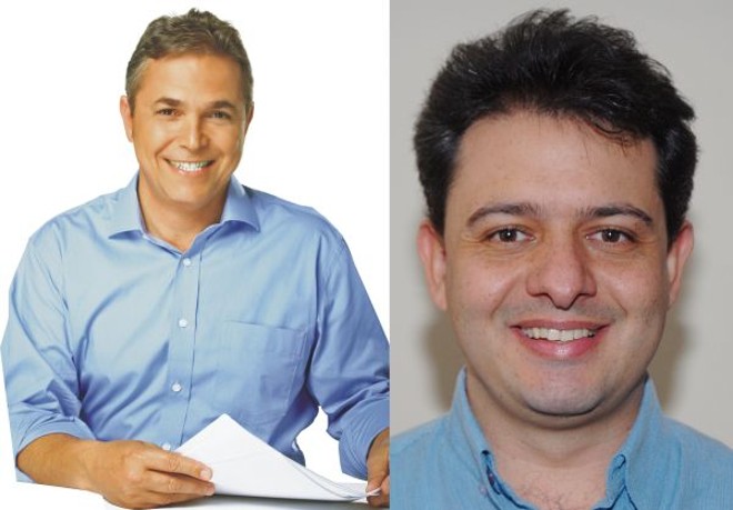 José Baka Filho do PDT (esq) tenta reeleição com o vice Fabiano Elias do PSDB |