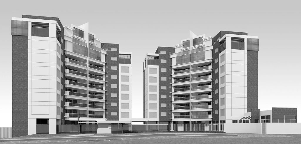 Desenho de como será a fachada do Parc Evian | Divulgação