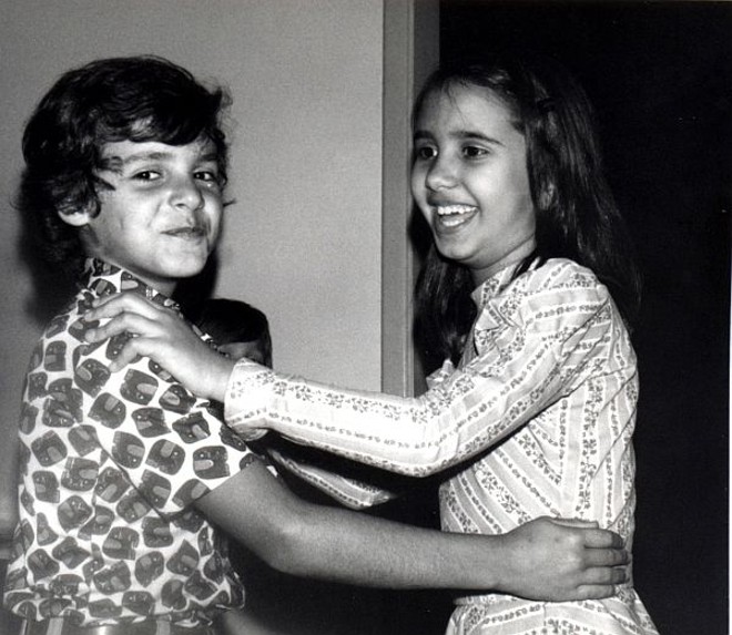 Ainda menino: aniversário de Beto Richa em Londrina. |