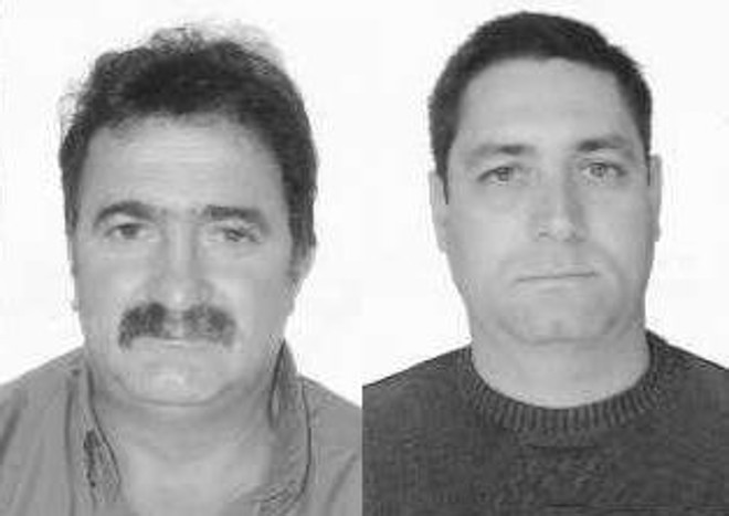 Candidato Zé do Baú (esq)e seu vice Emerson Junio Leite, ambos do PRTB | 