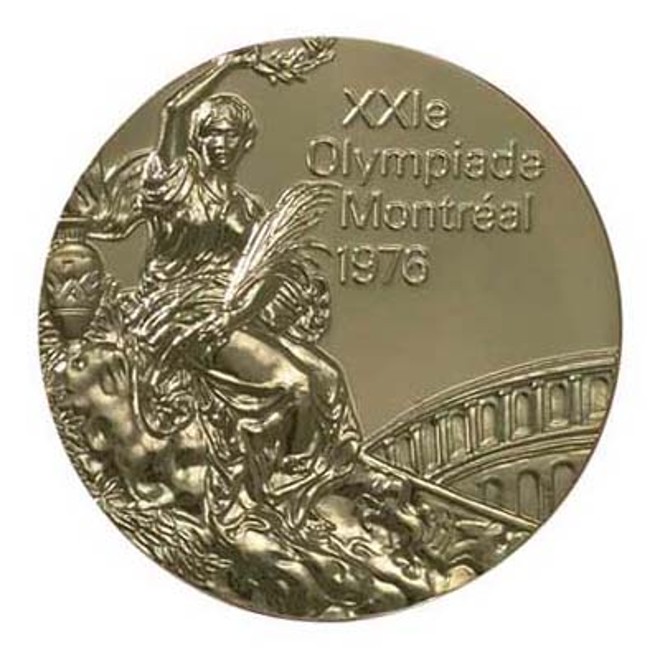 Medalha concedida aos vencedores em Montreal 1976 | 