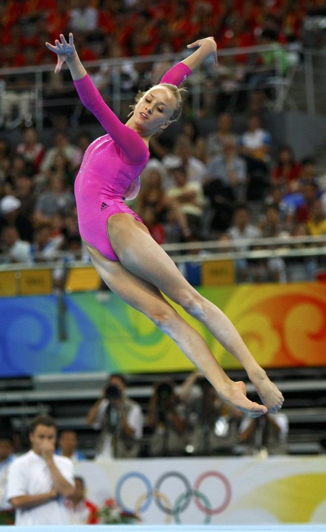 A consistência em todos os aparelhos foi um dos principais méritos de Nastia Liukin |