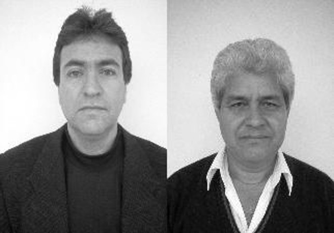 Candidato Elton Pereira (esq) e seu vice Jamidas Moreira da Silva, ambos do PTC | 