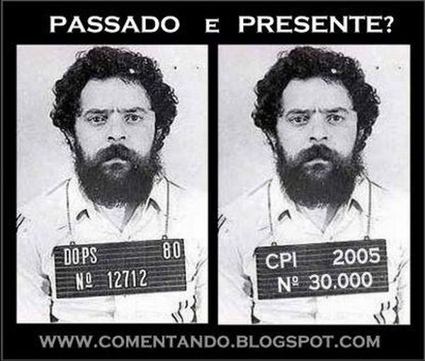 Ficha de Lula no Dops quando foi preso em 1980 por liderar greve dos metalúrgicos | Reprodução