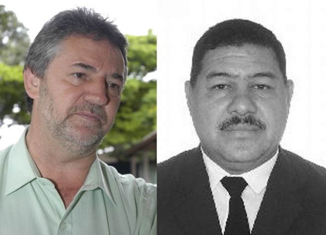 O petista Dilto Vitorassi (esq) e o seu candidato a vice Romildo da Rocha, também do PT | 