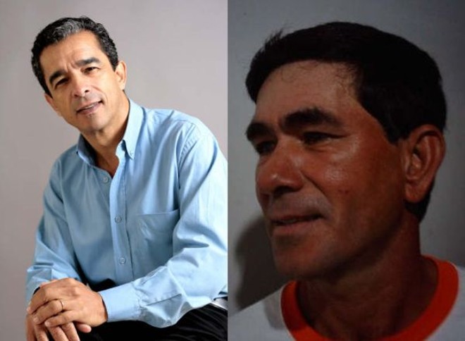 Mario Bezerra (esq) e seu candidato a vice Mauro Francisco Maia, ambos do PTB | 