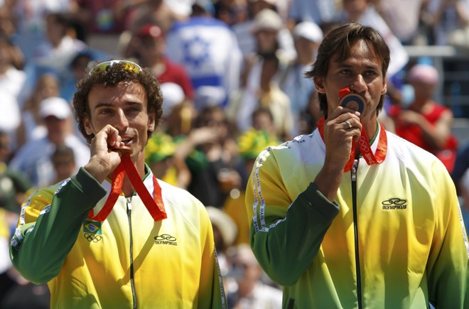 Campeões olímpicos em Atenas, Ricardo e Emanuel ficaram com o bronze em Pequim |
