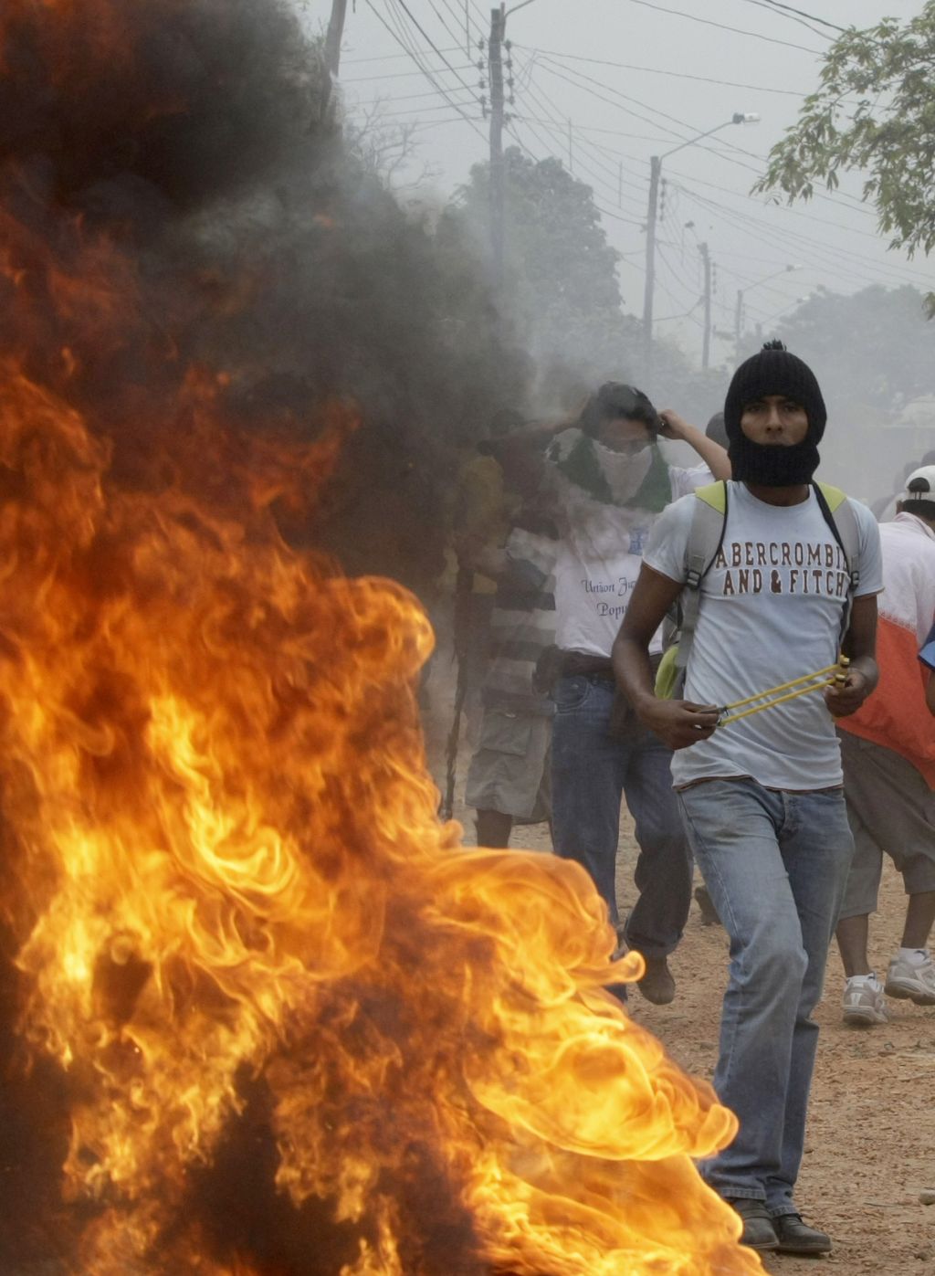 Apoiadores de Morales participam de uma greve. Manifestantes bloquearam parcialmente estradas | David Mercado / Reuters