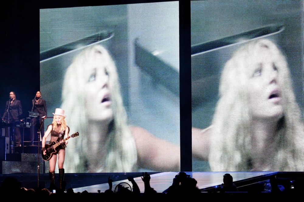 Show da cantora Madonna em Nice, na França | AFP/Eric Estrade