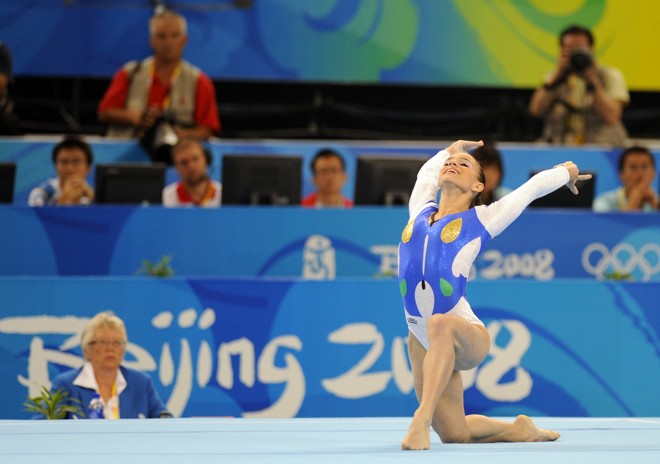No solo, Jade Barbosa conquistou uma das melhores notas para o Brasil |