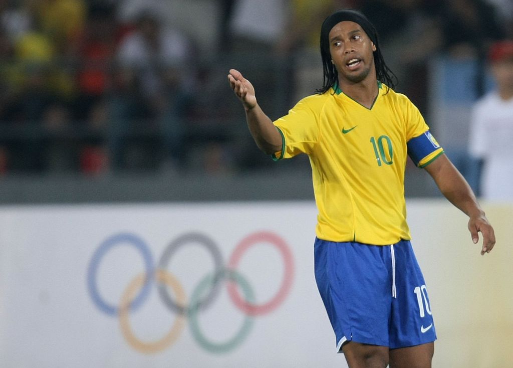 Ronaldinho não conseguiu reencontrar o seu futebol na Olimpíada. | Rodolfo Bührer, enviado especial/Gazeta do Povo