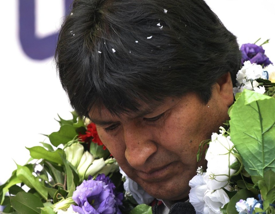 Morales recorda a história de seu país e afirma que o país busca a igualdade social | Gaston Brito / Reuters