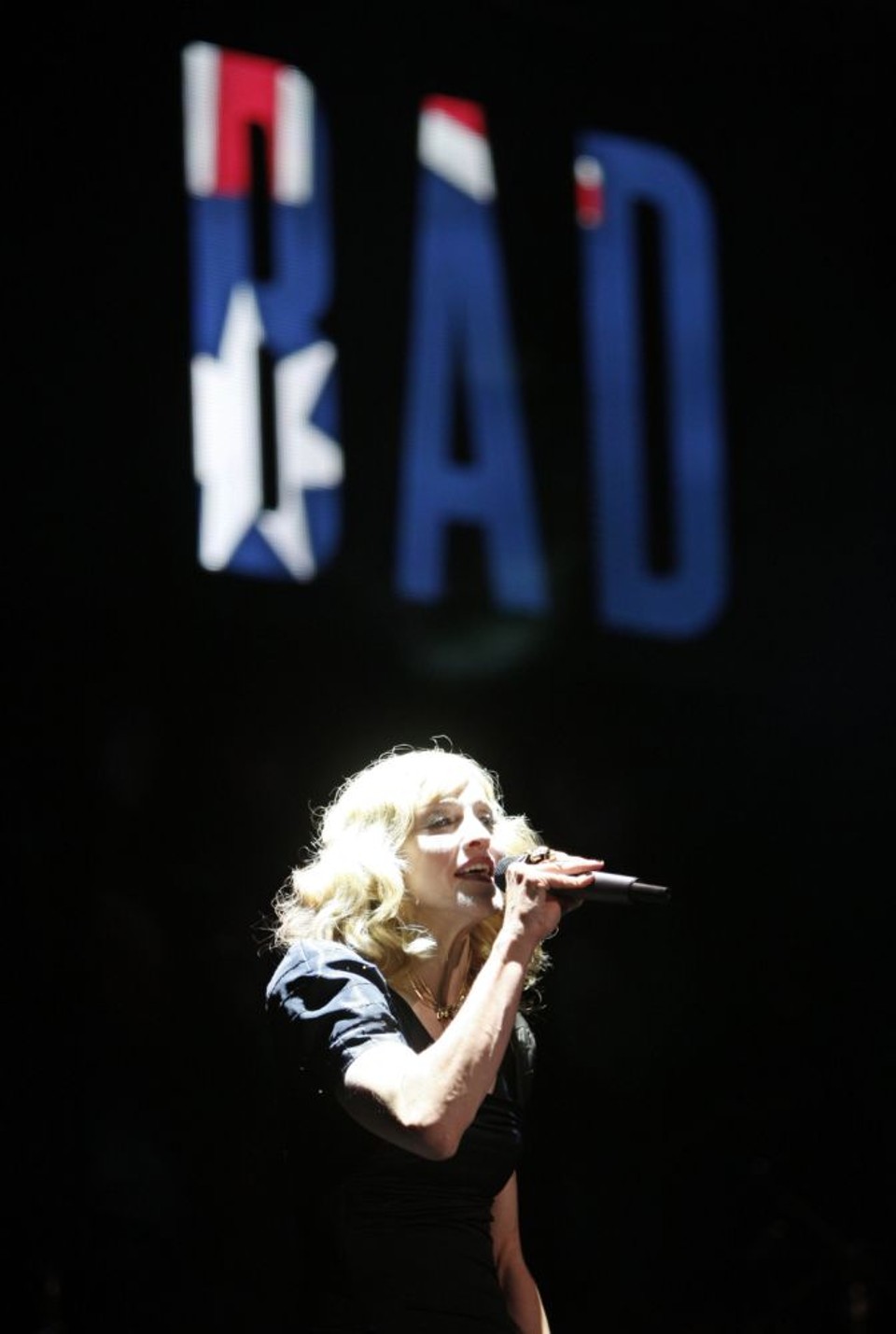 Madonna durante a apresentação no Live Earth no dia 7 de julho de 2007 no Estádio de Wembley, em Londres | Reuters/Stephen Hird