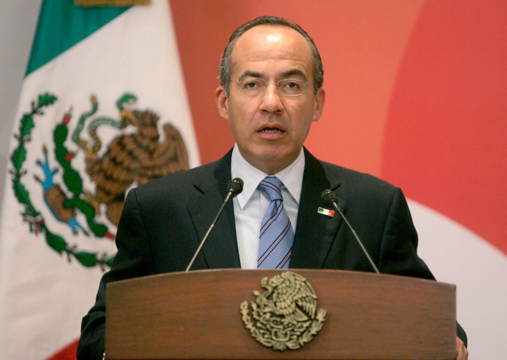 Calderón quer acabar com o medo e o terror causados pelo crime organizado: sequestradores merecem prisão perpétua em crimes que terminam em morte ou sequestro de menores | Felipe Courzo / Reuters