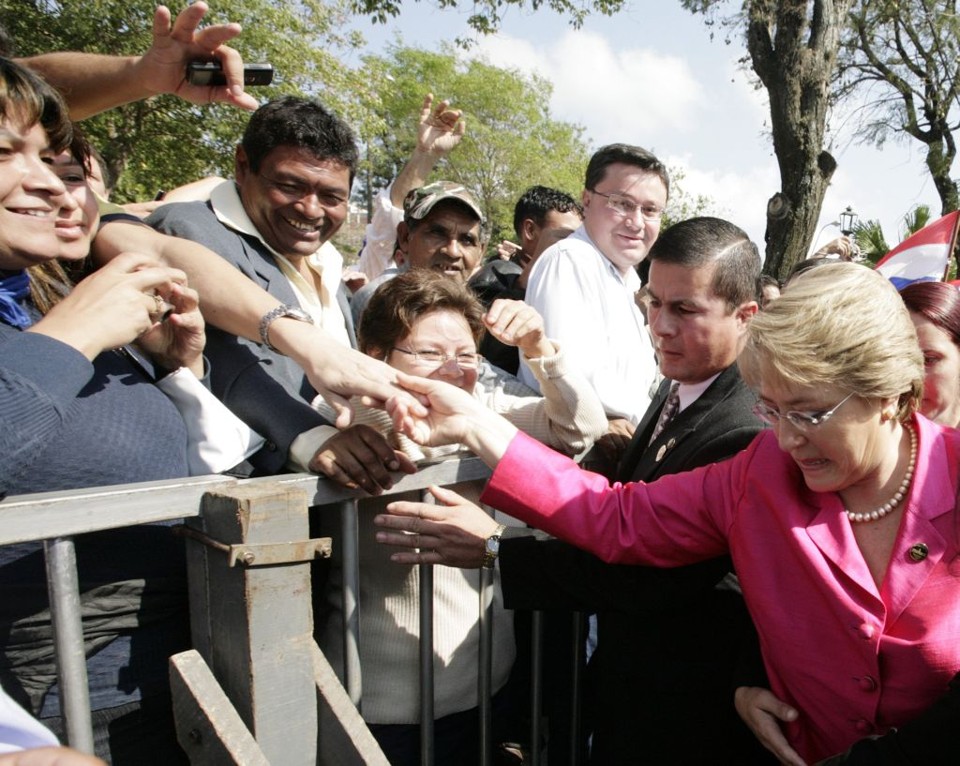 A presidente pró-tempore da Unasul, Bachelet, possui o desejo de visitar muitos países para definição de gestor da Unasul | Jorge Adorno / Reuters