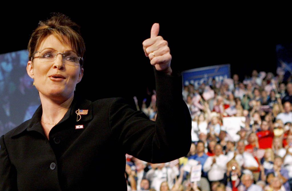 Foi incrível que Hillary Clinton tenha deixado 18 milhões de rachaduras no telhado. Contudo, parecia que as mulheres não haviam chegado lá. Agora, podemos quebrar este telhado de uma vez por todas.Sarah Palin, governadora do Alasca e candidata a vice-presidente pelo Partido Republicano | John Gress / Reuters