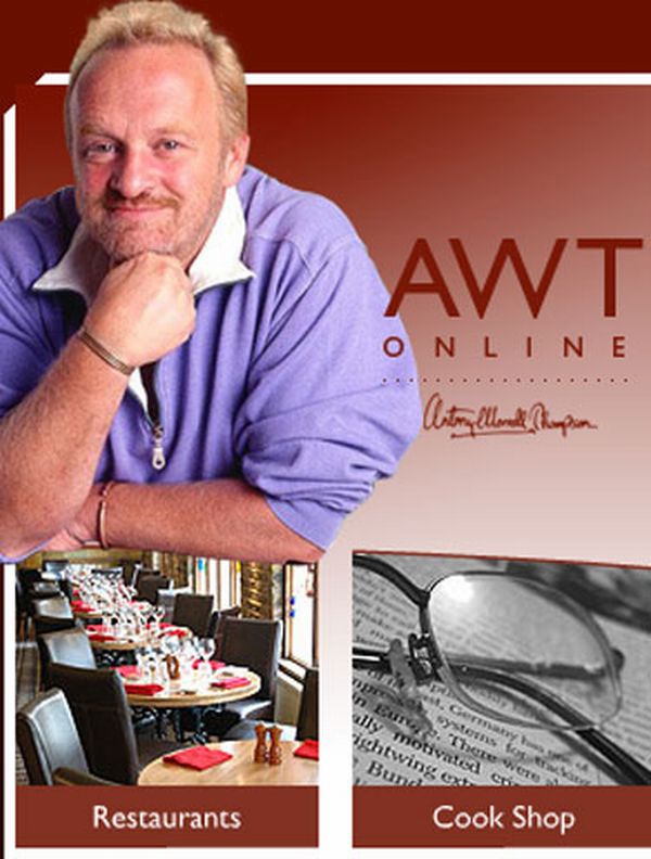 O chef Anthony Worrall Thompson, em foto divulgada no site oficial, preparou um prato incomível | Reprodução