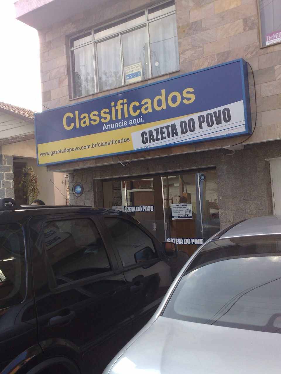 Loja de classificados da Gazeta do Povo no bairro Mercês sofreu assalto nesta terça-feira (16) | João Varella / Gazeta do Povo