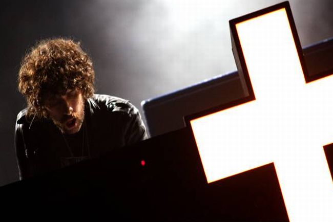 Apresentação da dupla francesa Justice no Skol Beats, no Sambódromo do Anhembi | Reprodução/Daigo Oliva /G1