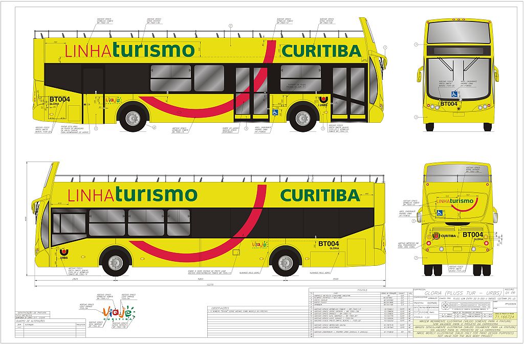 Os novos ônibus serão verde-limão para chamar a atenção, com vidros panorâmicos | Reprodução