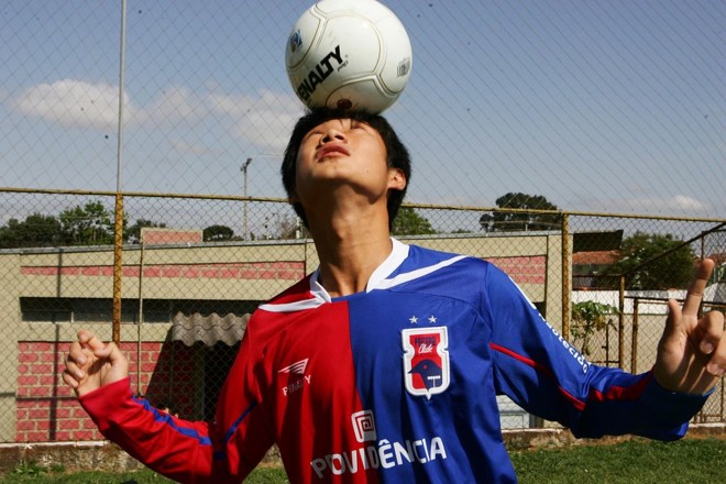 Tai Pen, que já treina no Paraná, deverá ser moldado como futura estrela do futebol chinês |