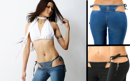 Moda calcinha - calça japonesa, biquini jeans | Divulgação