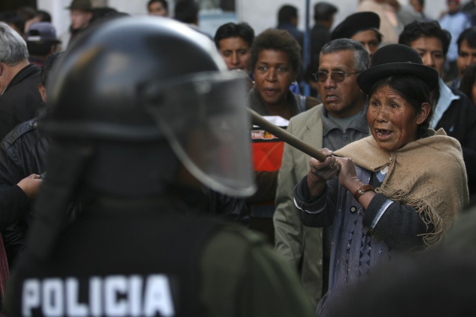 Protestos na Bolívia ocorrem em reação aos planos do esquerdista do presidente Evo Morales | IVAN ALVARADO/Reuters