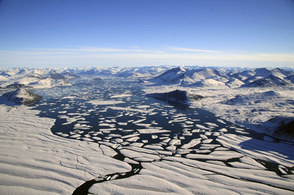 Derretimento de banquisas de gelo no Canadá são efeitos do aquecimento global | Denis Sarrazin / Reuters