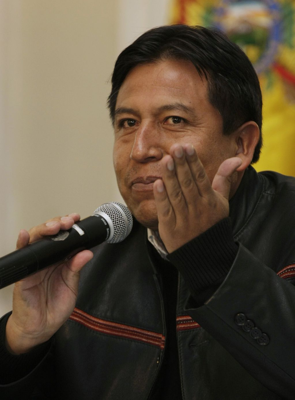 Ministro de Relações Exteriores, David Choquehuanca, afirmou que mediantes os "procedimentos diplomáticos, nestes casos são entre 48 e 72 horas" para retirada de embaixadores do país | Gaston Brito / Reuters