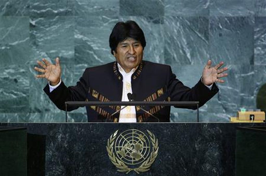 "Às vezes, os problemas da América Latina e do Sul eram resolvidos em Nova York com a intervenção dos EUA. Isto acabou. Aqui já não há patrões políticos...", disse Evo em entrevista ao La Nación | Lucas Jackson / Reuters