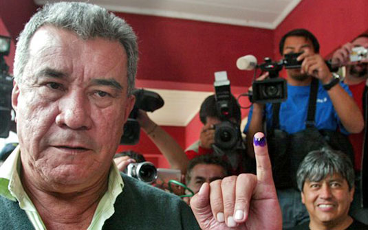 Leopoldo Fernández, governador do estado boliviano de Pando, em foto de 1º de junho deste ano | AFP