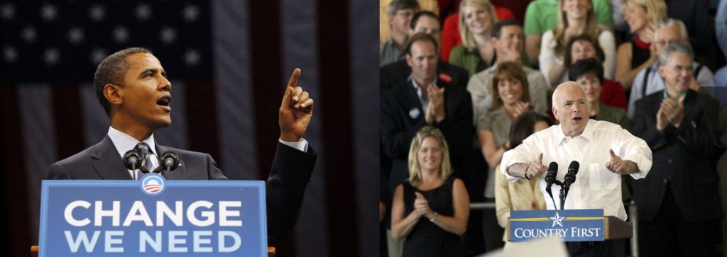 Obama acredita que os presidentes do Fed estão atuando acima das diferenças políticas: McCain crítica o banco central dos EUA, dizendo que ele foi longe demais nas recentes operações de resgate | Carlos Barria / Eric Miller / Reuters