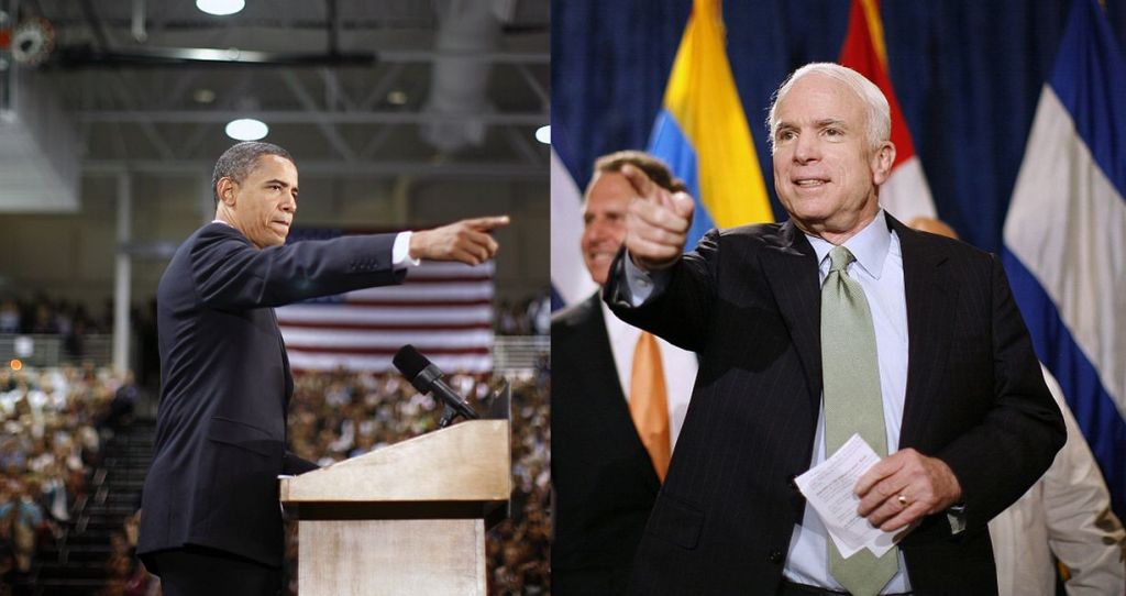 Obama está sendo criticado pelo jantar de 28.500 dólares por pessoa, em Hollywood: McCain sofre com as participações em talk shows, nas mãos das apresentadoras de "The View" e Tina Fey | Carlos Barria / Rick Wilking / Reuters