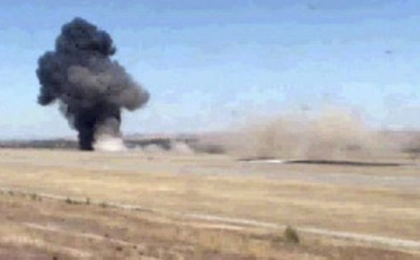 Imagem mostra o momento da explosão do avião MD-82 da Spanair, em 20 de agosto | Elpais.com / Reuters