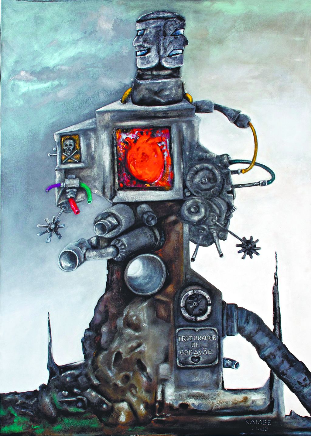 "Triturador de Corações", trabalho inédito de Kambé, denuncia a inutilidade do consumismo | Reprodução