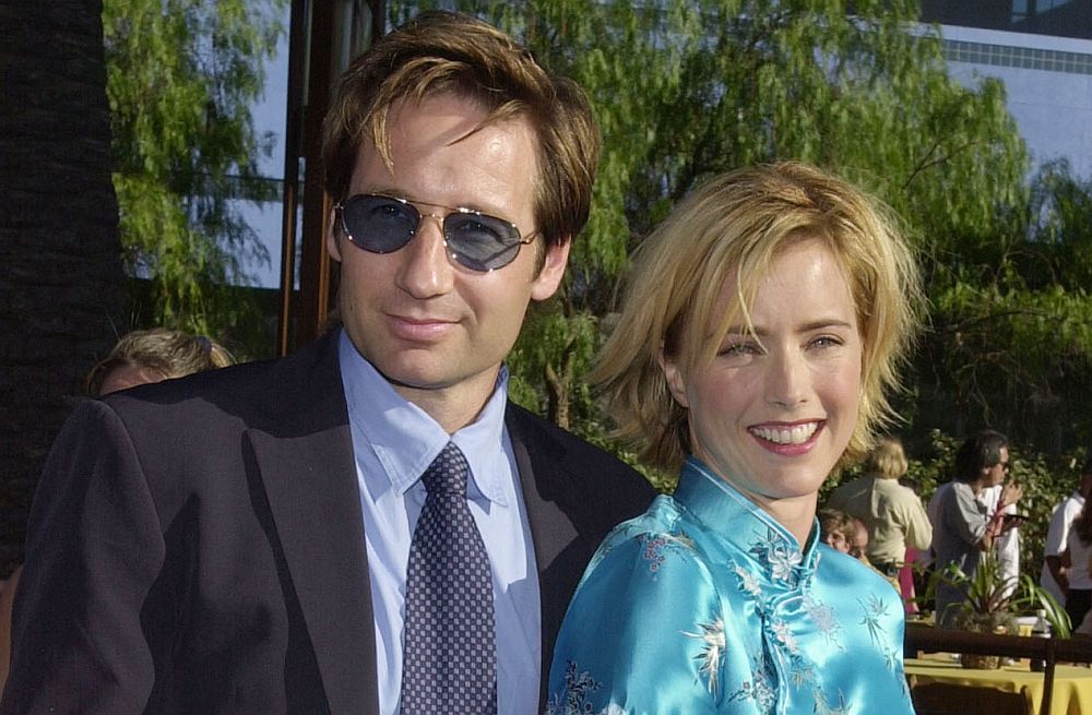 David Duchovny e sua ex-mulher, Tea Leoni | Reuters/Jim Ruymen