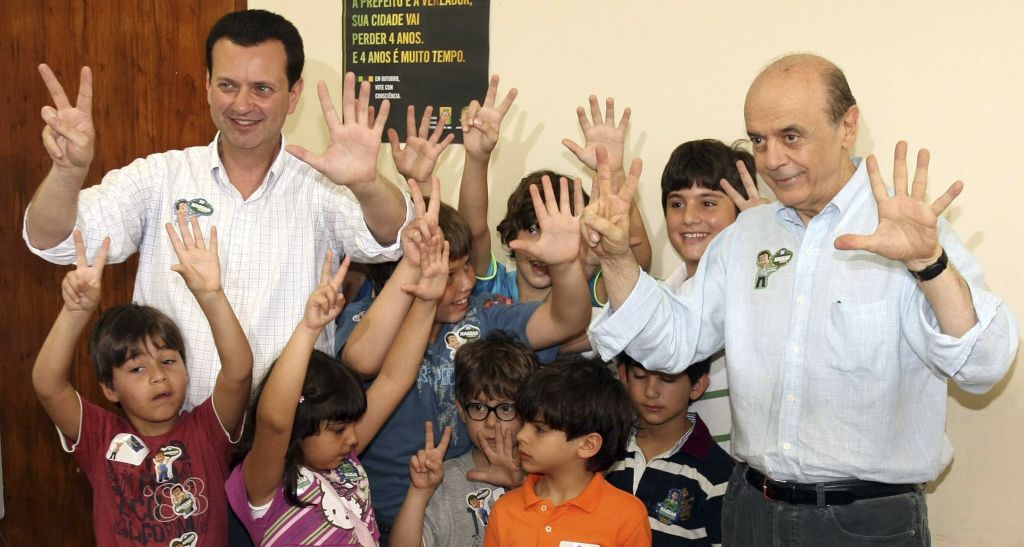 Gilberto Kassab, apoiado por José Serra, foi o responsável pela principal vitória da oposição: São Paulo | Rodrigo Paiva/Reuters