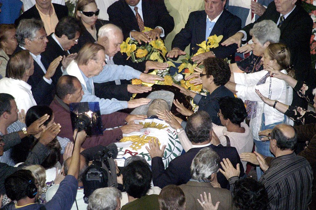 Velório de Arthur Sendas, na Igreja de São Judas Tadeu, no Cosme Velho, Zona Sul do Rio | Alessandro Buzas
