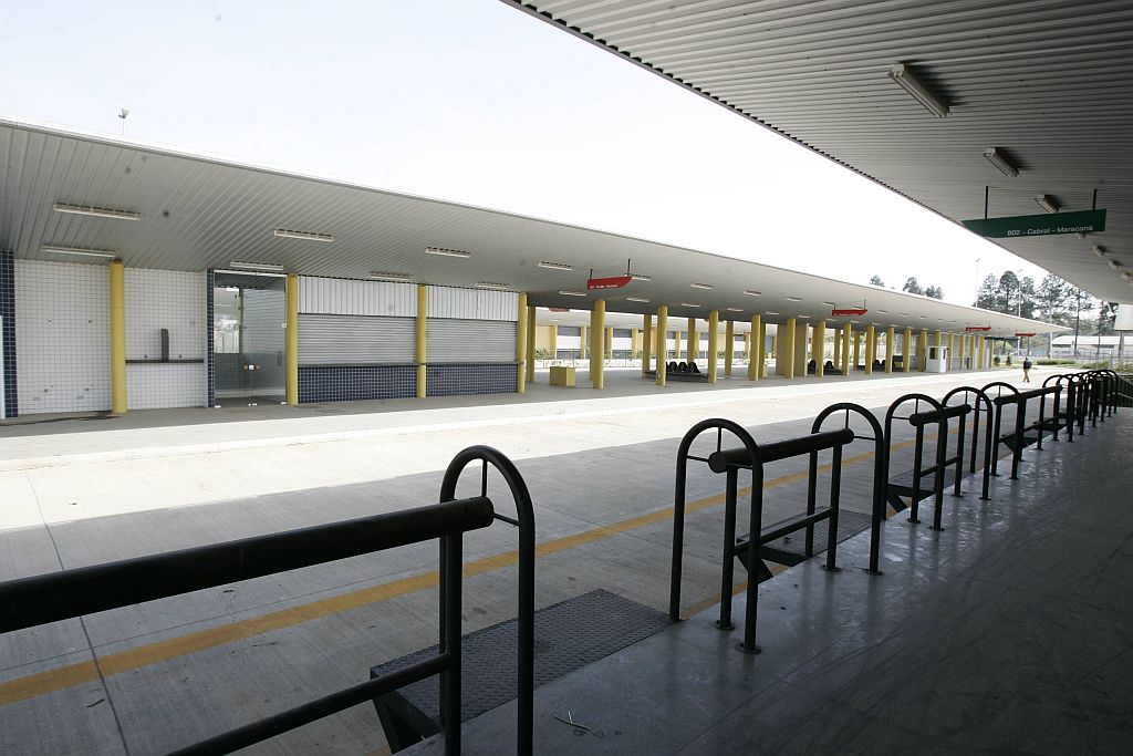 Terminal do Guaraituba: concluído há sete meses e ainda sem uso | Albari Rosa/Gazeta do Povo