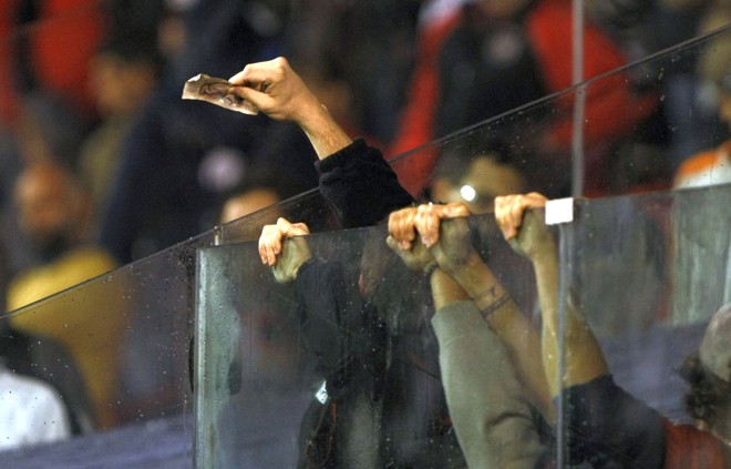 Torcida protesta contra fase ruim do Atlético no Brasileirão | 