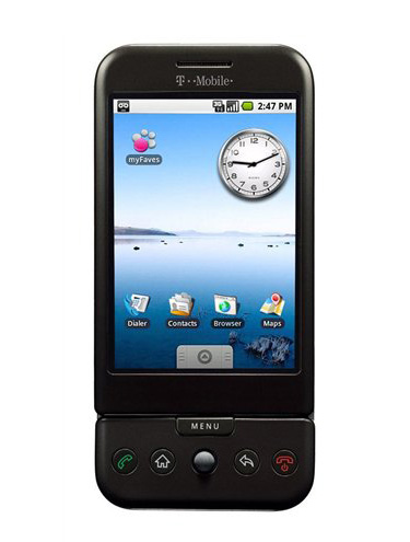 O celular G1, primeiro a adotar o sistema operacional Google, foi lançado nesta semana nos EUA | Divulgação/Google