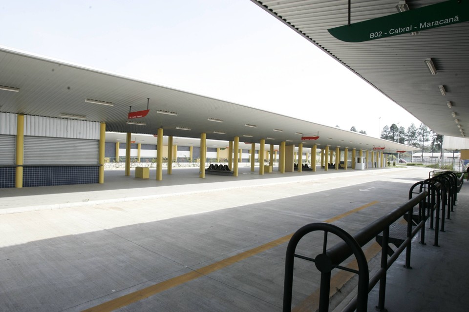 Obra do terminal de Guaraituba está concluída há cerca de sete meses | Aniele Nascimento/Gazeta do Povo