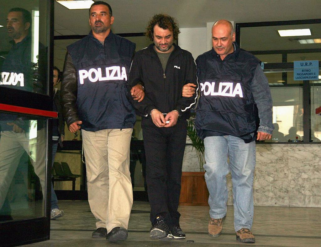 Pelle foi capturado pela polícia em um bunker perto de Reggio Calábria | Mario Tosti / AFP